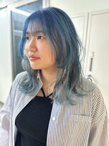 ロジェ(loje)&nbsp;20代30代40代 ブルーニュアンスカラー/ハイトーンデザインカラー