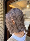 外ハネ大人ボブ