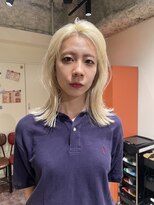 ノル 栄矢場町(nol)&nbsp;ムラシャン仕上げのホワイトブロンド