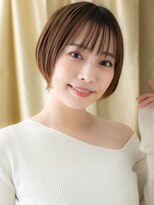 カバーヘア ブリス 戸田公園西口店(COVER HAIR bliss)&nbsp;ブリーチなしミルクブラウン大人ショートヘア30代324Z戸田公園