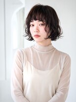 ルービック 奈良(Rubik's)&nbsp;ふんわりパーマの大人可愛いショートボブ