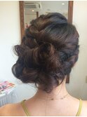 結婚式ヘアセット