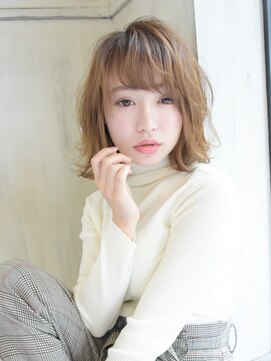 ヘアアンドメイク アリス(hair&make ALICE produce by COLT) ～ALICE～　外はねボブ×シースルーバング