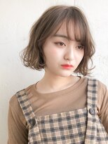 ルティア(Lutia) 切りっぱなしボブディ 小顔バング