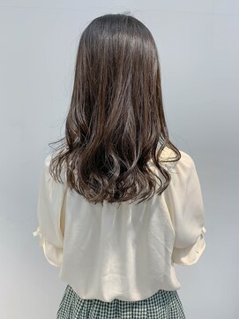 テトヘアー(teto hair) long(グラデーションカラー、グレージュ、くびれセミディ)