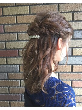 エーライン美容室(A-line) ルーズなハーフアップ