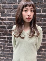 ココロ(COKORO)&nbsp;シースルーバングオリーブベージュ.