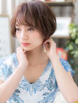 カバーヘアアンドスパ ブリス 浦和西口店(COVER HAIR & SPA bliss) 目力UPの斜めバング★くせ毛風前下がりボブb浦和30代40代50代