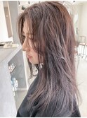 ラベンダー×グレージュ