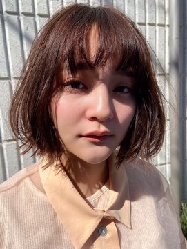 クレアール 恵比寿店(CREAR) 【CREAR 恵比寿/代官山】黒髪エアリーミディ