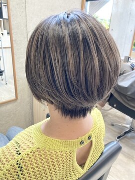 ヘアメイク ゼロ(0) short バレイヤージュ