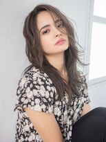 大人可愛い美髪ハイライトグレージュ20代30代9３