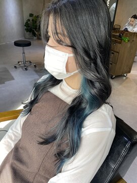 アクト 仙台 deuxieme(ACT) インナーにターコイズブルー