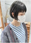 【sati 伊藤】オン眉とミニボブ
