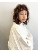 ミディアムパーマ