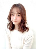 ロングレイヤーグレージュカラーブリーチなしカラー20代30代40代
