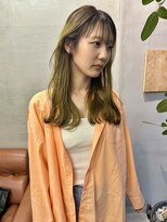 ニール シトロン 名古屋 伏見 丸の内(NEELU citron) 【NEELU_tomoya】 roots color×yellow