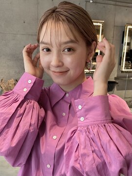 スクリーンギンザメゾン 銀座(SCREEN GINZA MAISON.) クラゲヘアー/小顔に見せるヘア/ココアベージュ/銀座