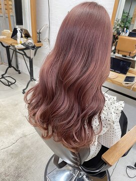 ウニコ(unico.) ブリーチカラー/ピンクベージュ/韓国ヘア