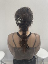 シュシュ(shushu)&nbsp;タマネギ編みおろしヘアー♪