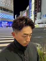 アールドボーテ 理容室(R de Beaute)&nbsp;メンズハイライト×パーマ