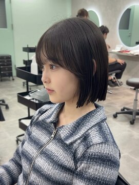 ジーニー 千葉(GENiE) 韓国/タッセルボブ/顔周りカット/千葉【白井愛海】