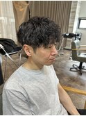 ツイストスパイラルパーマ/メンズカット/波巻きパーマ/札幌/大通