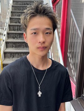 アイズ 海老名(AIZU) スパイキーショート メンズショート 金髪ショート 短髪メンズ