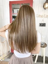 ヘアー リノリノ(hair Lino Lino) ベージュハイライト