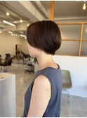 ハンサムショート/ベージュカラー