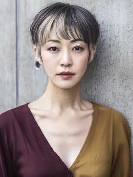 アルトリスト(Altruist Aging×HAIR&SPA) ☆イメチェンピンクベージュアンブレラカラー前髪クールショート