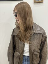 ロックス バイ マグ 松本(rocks BY MAG)&nbsp;大人美人艶カラーベージュ小顔カット透明感レイヤーロング