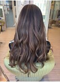 20代30代40代ブリーチなしオリーブグレージュくびれミディ