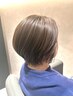 【キュアオペ】カット＋髪質改善アンチグレイカラー（白髪染め）￥１２６８０