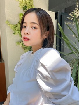 ルービック 江坂(Rubik's) ミニマムタイトボブ×ダークブラウン