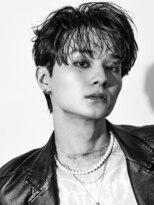 オーシャントーキョー 原宿(OCEAN TOKYO)&nbsp;韓国ヘアカルマパーマコンマバングセンターパート黒髪