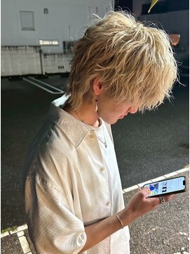 アース オーセンティック 岡山青江店(EARTH Authentic) ”金髪ウルフ”