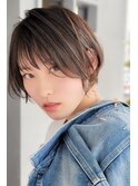 大人可愛い/ショートボブ/切りっぱなしボブ/ミニボブ/大人ボブ