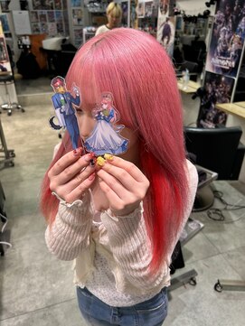 トーキョー オタクヘアー(TOKYO OTAKU HAIR) ストグラ 推しカラー/ピンクカラー イヤリングカラー
