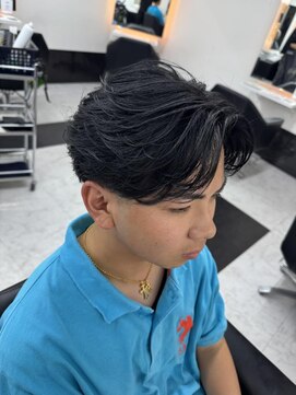 アリープアウル(ALEAP owl) メンズ/フェザーショート/パーマ