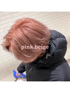 リル バイ フレイムス 川口(Lilou by Frames) pink　beige