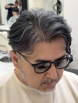 バース 梅田中崎町店(BIRTH)&nbsp;50代40代白髪ぼかしシルバーメッシュバレイヤージュ