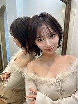 ロンドアベニール 北千住(Lond avenir)&nbsp;オリーブグレー/レイヤーカット/黒髪/マロンベージュ/北千住