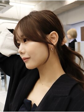 メラク(Merak) こめかみ透けない顔まわり【渋谷/表参道/髪質改善】