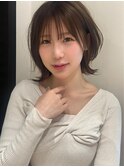 ショート/くびれ/レイヤーカット/ブラウンベージュ