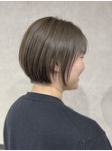 大人ガーリー/ダークアッシュ/似合わせカット/鶴ヶ峰SK25