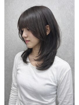 エイム(AiM) ミディアムハッシュカット