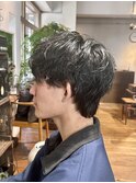 マッシュウルフ/シャドーパーマ/メンズパーマ