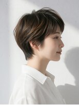 コートフィールエー(CO_T feel.a)&nbsp;耳かけアレンジで爽やかに決まる好印象ショート