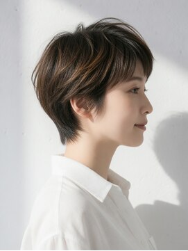 コートフィールエー(CO_T feel.a) 耳かけアレンジで爽やかに決まる好印象ショート